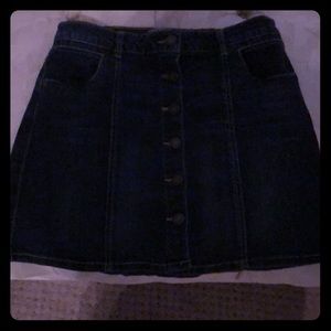 Jolt denim skirt